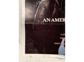 Vintage Folded One Sheet Movie Poster An American Werewolf In Paris 1991