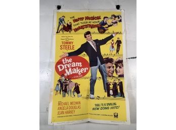 Vintage Folded One Sheet Movie Poster The Dream Maker 1964