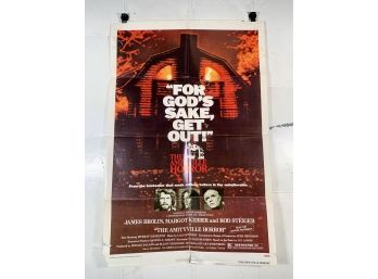 Vintage Folded One Sheet Movie Poster The Amityville Horror 1979