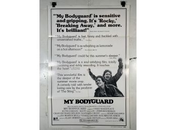 Vintage Folded One Sheet Movie Poster My Bodyguard 1980