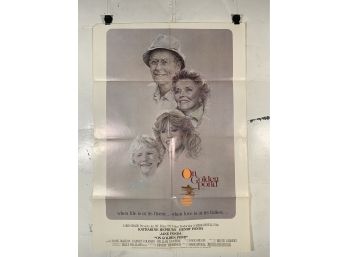 Vintage Folded One Sheet Movie Poster On Golden Pond 1981