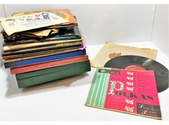 Collection Of Vintage LP Records Including Pop, Jazz, Country, Children's, Etc (Lot #2)