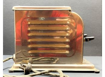 Vintage Waters - Genter Single Slice 'Toastmaster' Automatic Toaster Model 1A2 -Timer, Coils, Pop-up All Work!