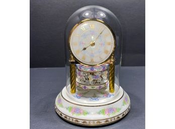 Stunning BHM Carousel Rotating Decorative Clock - In Working Order