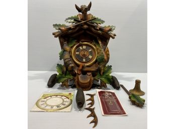 Vintage Black Forest Double Bird Cuckoo Clock - Black Forest Germany