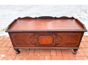 Vintage Art Deco Cavalier Martha Frank Cedar Lined Blanket Including Small Top Drawer Compartment