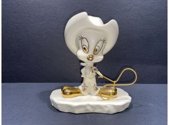 Cool Lenox 'Sheriff Tweety' Ceramic Figurine