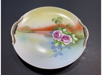 Vintage Noritake Hand Painted Floral Decorative Plate