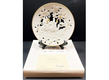 Lenox The Three Kings Fine Porcelain Christmas 1994 Collectors Plate - Comes With Box