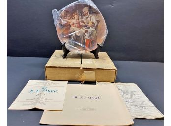 Norman Rockwell's 'The Toy Maker' Limited Edition Collectors Plate By Knowles - Brand New In Packaging