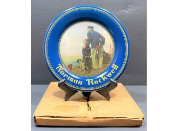 Norman Rockwell 'Looking Out To Sea' Limited Edition Collectors Plate By Destiny Art Productions