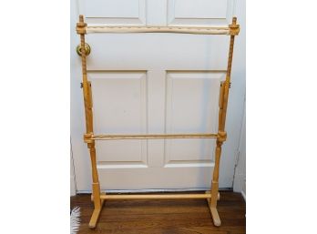 Wooden Rack For Quilting, Embroidery Or Needlepoint.