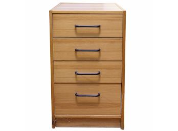 4 Drawer Wooden Chest, 20 X 16 X 27 High