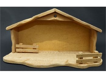 Display Creche For Nativity Set, 24 Inches X 12 Inches.