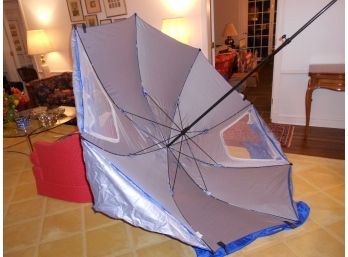 Sport-Brella Vented UPF 50  Sun And Rain Canopy Umbrella For Beach And Sports