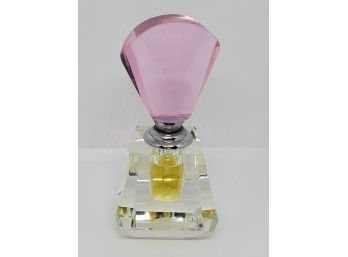 Beautiful Crystal Perfume Bottle With 'desire' Perfume