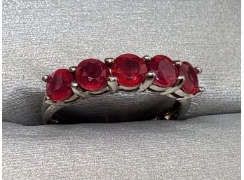 Niassa Ruby Ring In Platinum Over Sterling
