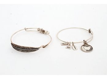 Alex & Ani Silver Tone Energy & Teacher Bracelets