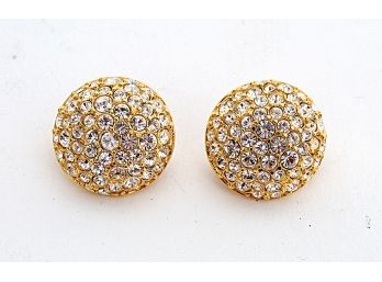 Swarovki Crystal Clip On Earrings