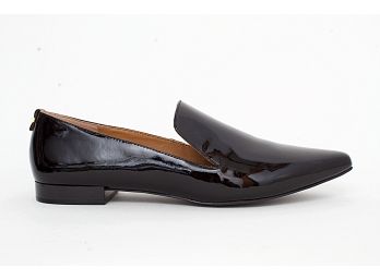 NEW! Calvin Klein 'Elin' Black Patent Flats, Size 8.5