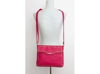 Rampage Hot Pink Studded Shoulder Bag (Retail $88)