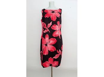 Jones New York Floral Print Dress, Size 16