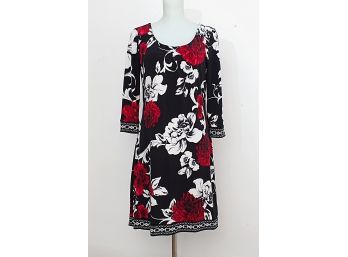 White House Black Market Floral Print Dress, Size Medium