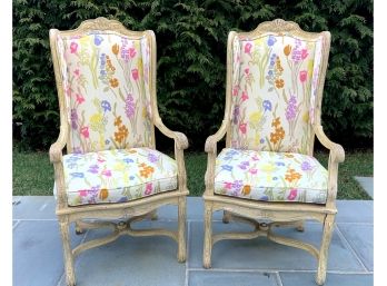 Fabulous Vintage Chairs/with Caned Seats - Great Condition!