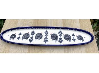 Hand Painted Raised Dot Decorative Dish