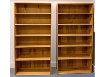 Pair Of Pompanoosuc Mills Standard Style Bookcase - Retail For Over $1,200 Each