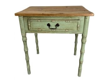 Farmhouse Table With Drawer