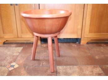 Amazing Wooden Salad Bowl & Stand