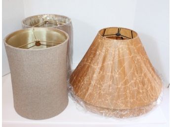 2 Pairs Of  Gorgeous New Lamp Shades