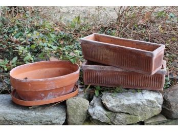 Lot Of Terracotta Planters