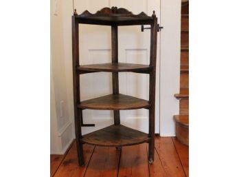 Vintage 3 Tier Corner Shelf