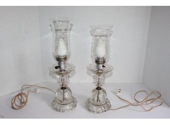 Sweet Pair Of Vintage Lamp