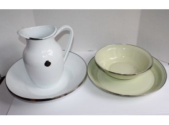 Pottery Barn And Hana Enamel Ware Collection