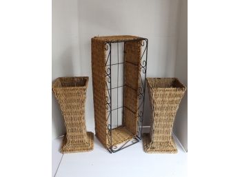 3 Piece Wicker Collection