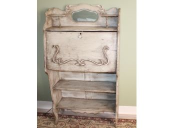 Antique Painted Drop Front Secretary