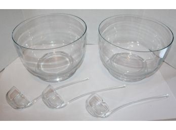 Crate And Barrel Punch Bowls & Ladles