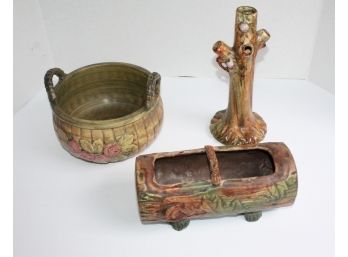 Collection Of Weller Pottery, Woodcraft Collection