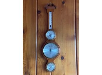 Vintage Salem Barometer And Eight Day Clock