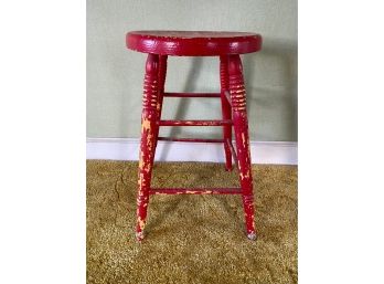 Fun Red Stool