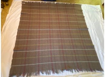 Scottish Made Plaid Wool Throw