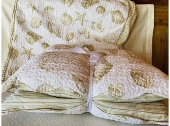 Adorable Beachy Pillows And Large Pillow Cover