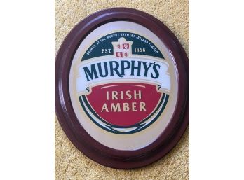 Murphy's Irish Amber Beer Framed Sign