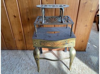 Three Silent Butler/Silent Footmen Stools