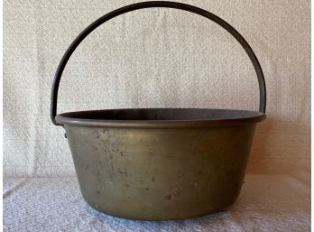 Large Rustic Copper Bucket