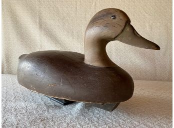 Duck Decoy Stamped Bowden And Signed