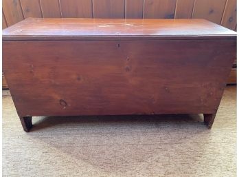 Antique Pine Trunk